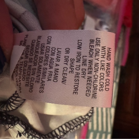 Sandra Darren Women’s Mint Green and Black Sheath Pleated Dress Size 12 - Picture 7 of 12